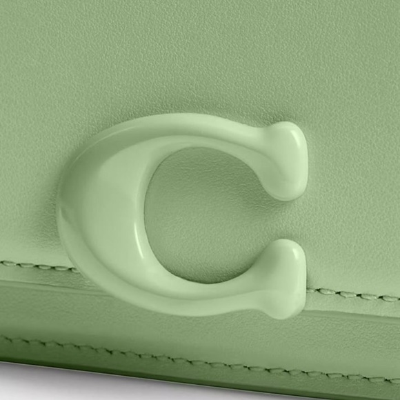 Coach 1941 Bandit Crossbody Bag in Minotone Pale Pistachio Luxe Calf Leather NWT - Picture 6 of 14